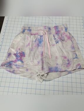 Women's Pastel Tie-Dye Athletic Shorts